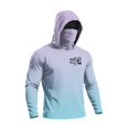 thumbnail image 2 of UPF 50+ Sun Hoodie Mens Long Sleeve UV Sun Protection Hoodie Mask Face Tops for Swimming Running Hiking, 2 of 5