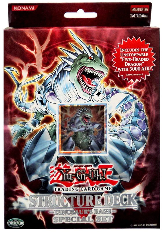 Yu-Gi-Oh Structure Deck Dinosaur's Rage SPECIAL SET Deck 1°Edition INGLESE 