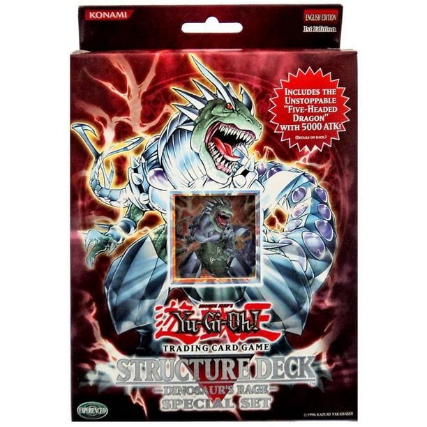 Dinosaur S Rage Structure Deck 1st Edition Yu Gi Oh Walmart Com Walmart Com