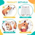 thumbnail image 3 of joogoo Capybara Red Apples Boys Swim Trunks Beach Swimsuit Shorts Boxer 7Y, 3 of 8