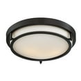 thumbnail image 6 of Trade Winds Felton Round Flush Mount Ceiling Light in Oil Rubbed Bronze, 6 of 6