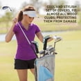 thumbnail image 7 of FINGER TEN Golf Club Head Covers Woods Driver Fairway Hybrid 3/4/5 Set, Headcovers Men 1 3 5 7 X Interchangeable Number Tag, Fit All Wood Clubs, 7 of 7