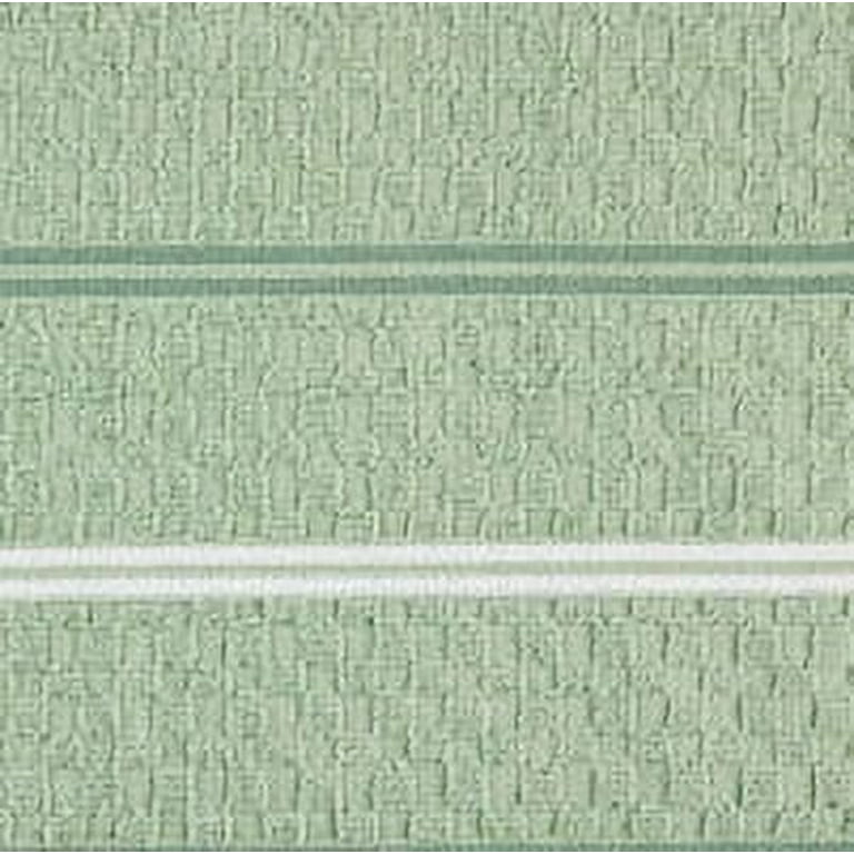 KitchenAid Albany Kitchen Towel Set, Matcha Green/White, 16x26
