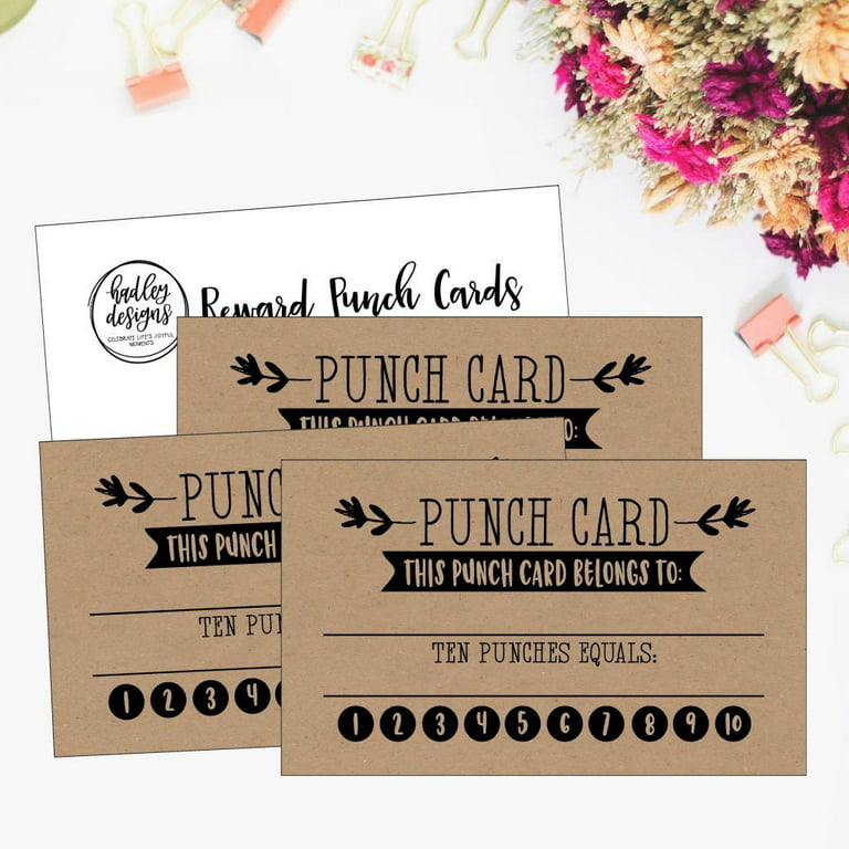 25 Rewards Punch Cards For Kids, Students, Teachers, Small Business,  Classroom, Chores, Reading Incentive Awards For Teaching Reinforcement  Education Class Supplies Loyalty Encouragement Work Supply 
