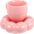 thumbnail image 2 of Juego de tazas de café de cerámica con diseño floral elegante SHAOSZC - Regalo elegante y perfecto para los amantes del café - Ideal para té, café con leche y leche de vidrio - Taza de espresso de, 2 of 8