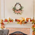 thumbnail image 4 of TACILIP Halloween Decor, Thanksgiving Front Door Artificial Flower Decoration Wreath Outdoor Harvests Festival Wall Hanging Decoration Pendant, Housewarming Gifts, 4 of 6