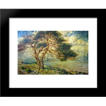 Pin au bord de la mer 20x24 Framed Art Print by Karl Edvard Diriks