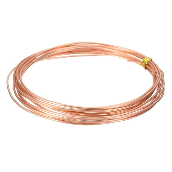 99.9% Pure Copper Wire for Jewelry Making, 16 Gauge (1.3mm) Copper Craft Wire 9.8 Feet