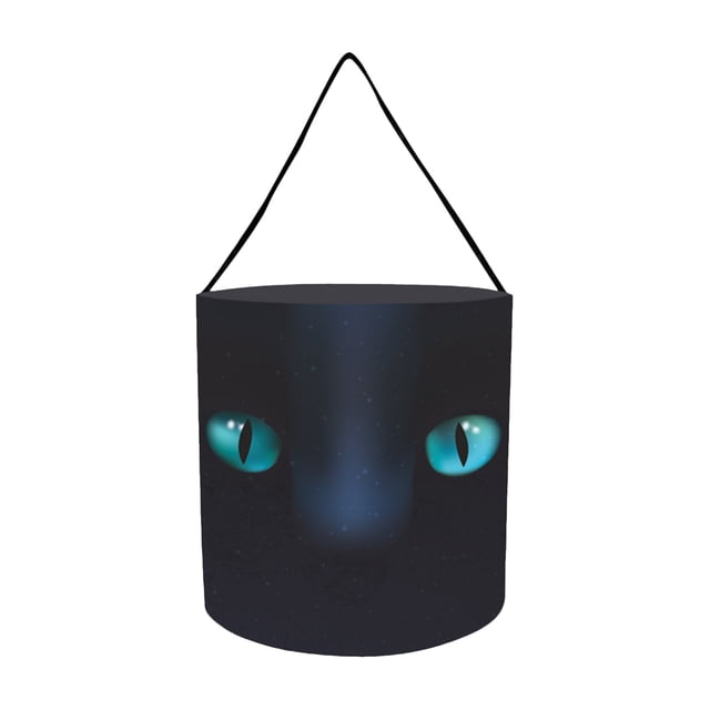 Led Tiras de Luz Brillante Bolsa de Dulces de Halloween Luz Portátil de Calabaza, Bolsa de Almacenamiento Respirable de 25x28cm para Regalos Y Artículos Pequeños, Manija Reforzada