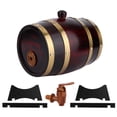 thumbnail image 1 of Sailing Cubo de barril de vino de madera de roble vintage, accesorios de elaboración casera de 1,5 l, 1 of 10