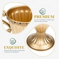 thumbnail image 3 of unbranded Retro Con Florero De Hierro Dorado Para Flores O Artificiales, 3 of 6