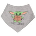 thumbnail image 4 of STAR WARS Baby Yoda Boys' 3 Piece Long Sleeve Bodysuit Pull-on Pants and Accessory Green/White/Grey, 6-9 Months, 4 of 6