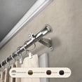 thumbnail image 3 of 5/8" Dia Bay Window curtain rod, Adjustable 20"-36", 38"-72" - Satin Nickel,(DP063-Bay-5), 3 of 3
