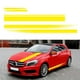 thumbnail image 4 of 5PCS Calcomanías de coche para capó, adhesivo gráfico de rayas para el auto, carreras de coches, calcomanía de rayas laterales para el auto, autoadh Amarillo Cola pegatinas de coches, 4 of 8