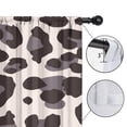 thumbnail image 4 of Blackout Kids Curtains,Beige and Black Of Leopard Print Childrens Insulated Curtains Set Of 2,Bedroom Essentials,Toddler Room Decor 42"x63", 4 of 5