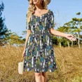thumbnail image 4 of Vestido de manga corta Stallion, elegante y chic, vestido de noche, ropa de mujer, novedades, vestidos de mujer, 4 of 7