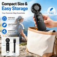 thumbnail image 6 of 2026 model high-speed mini handheld small fan, 199 rpm small wind cannon, USB rechargeable battery-powered turbo, portable handheld fan, mini portable cooling device, 6 of 7