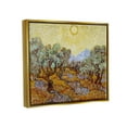 thumbnail image 3 of Olive Trees Van Gogh Landscape Landscape Painting Metallic Gold Framed Art Print Wall Art, 3 of 6