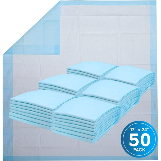 Flying Ideas 50Pack Disposable Underpads Super Absorbent Incontinence