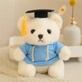 thumbnail image 4 of Dvruxg Graduation Bear Plush - Graduation Gift with Doctoral Cap & Gown, Soft Plush Bear Toy for Birthday, Commemorative Keepsake, 4 of 4