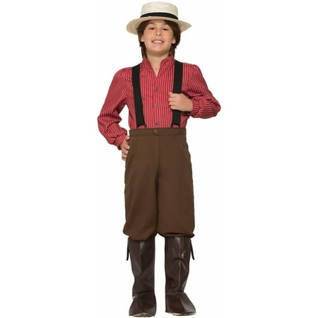 Halloween Child Pioneer Boy Costume