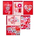 thumbnail image 1 of Tarjetas de San Valentín Hallmark XO Corazones, paquete de 36, 9,5 x 13 cm, 1 of 8