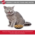 thumbnail image 2 of Ethical Pet 077234546994 6 in. Spot 2Tone Oval Cat Dish, Grey, 2 of 6