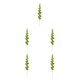 thumbnail image 1 of Yuarrent Hojas artificiales de aplicación amplia de 12 piezas para sala de estar, ABS no tóxico, decoración para fiesta de boda, verde claro, Type2 NO2, 1 of 6