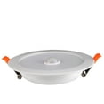 thumbnail image 2 of 12W LED Downlight with Human Body Sensor & Light Control, AC85-265V, Aluminum+PC, 6000K Pure White, 3-6m Sensing Range, 27s Delay, 15LUX Sensitivity, Embedded Installation for Corridor, Hallway,, 2 of 6