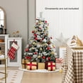 thumbnail image 3 of Costway 4.5 FT Pre-Lit Snow Flocked Christmas Tree Hinged Xmas Tree with 8 Modes 160 Lights, 3 of 10