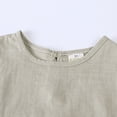 thumbnail image 5 of EnJoCho Toddler Little Girls Summer Dresses Sleeveless Cotton Linen Breathable A-Lined Pleated Swing Dress 1 to 8 Years, 5 of 9