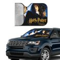 thumbnail image 4 of Windshield Sun Shade Foldable Car Front Window Sunshade For Car Suv Trucks Vans - Best Heat Shield Blocker Visor Cover Blocks Uv Rays And Keeps Your Vehicle Cool-Small, 4 of 5