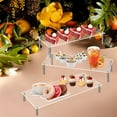thumbnail image 6 of NICEXMAS Elegant Transparent Acrylic Display Shelf for Home and Commercial Use with Stainless Steel, 6 of 8