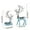 A, variant on Pair of Deer Figurines Home Decor Ornaments for Living Room Wine Cabinet TV Stand Modern Farmhouse Decoration Gift Set（A)
