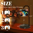 thumbnail image 3 of Candle Warmer Lamp with Timer, Gaming Graffiti Gamepad Headphones Street Pop Cool Non-slip Wireless Remote Control Wax Melts Warmer with 4 Bulbs for Home Office Dorm, Birthday Gifts for Women, 3 of 7