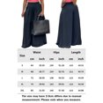 thumbnail image 2 of Pantalones De Pierna Ancha Pantalones de pierna ancha para mujer Pantalones sueltos casuales de moda Pantalones sólidos (Negro XXL) Ygjytge para Mujer Negro T S, 2 of 9