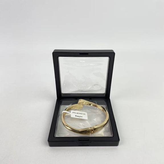 FELIENCUI Bangles,Gold Bangle Bracelets for Women Teens Trendy Chunky Adjustable Twist Cuff Bracelet Jewelry Gifts