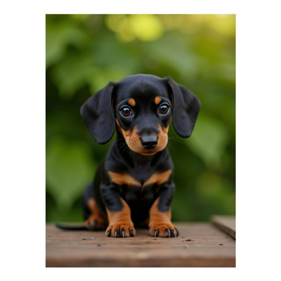 Diamond Art Kit for Adults, Adorable Dachshund Puppy Outdoors Diamond Painting for Adults Beginners, DIY Diamond Art Painting Kits, 5D Diamond Painting Crafts for Home Decor 12x16 Frameless