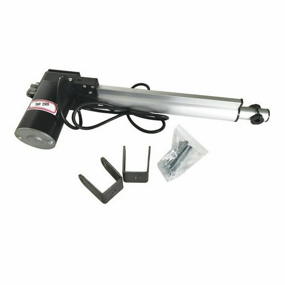 INTBUYING 24V Linear Actuator 6000N Electric Motor Heavy Duty Actuators Controller Stroke 9.84inch