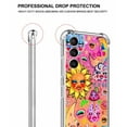 thumbnail image 3 of Magic Flower Face Case for Samsung Galaxy S21 Plus,Aesthetic Art Design Pattern Soft TPU Bumper Case Cover, 3 of 5