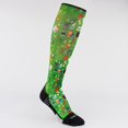thumbnail image 2 of School Collage Compression Socks (Knee-High) S / Green, 2 of 2