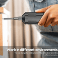 thumbnail image 5 of Cordless Electric Screwdriver Kit USB Rechargeable Lithium Ion Battery Screwdriver Power Screwdriver Tools Set with Bit, 5 of 7