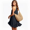 thumbnail image 5 of Summer Dresses Maxi Dress Solid Color Sleeveless Casual Dress Sundresses 2026 Navy M, 5 of 9