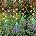 thumbnail image 4 of kurtrusly Hanging ornament with rotating wind and colorful wind strips, 4 of 9
