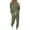 two piece sets for women#08 Army Green, variant on ZVAVZ Clearance Lounge Sets for Women Sweatsuits Sets Women's Solid Color Tracksuits Round Neck Long Sleeve Sweater Tops Fashion Loose Sweatpants Sweatsuits for Women Sets 2 Piece Outfits