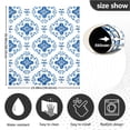 thumbnail image 6 of Dailycode Dishwasher Magnet Cover Magnetic Fridge Door Cover Home Kitchen Decor, Indigo Damask Wallpaper Design, 23"x 26", 6 of 6