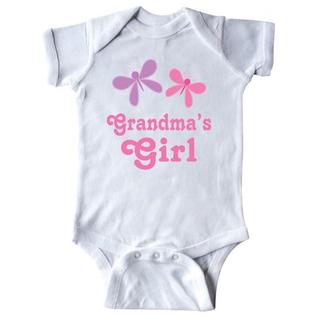 

Inktastic Grandma s Girl grandchild butterfly Gift Baby Girl Bodysuit