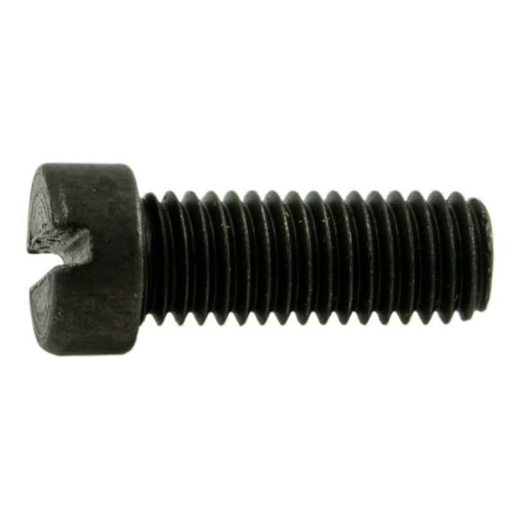 #6-48 x 3/8" Black Oxide Slotted Fillister Head Gun Screws (12 pcs.)