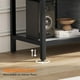 thumbnail image 5 of Soporte para TV de hasta 65 pulgadas, moderno centro de entretenimiento con mueble de almacenamiento, amplia consola de TV con patas ajustables para sala de estar y dormitorio, color gris, 5 of 7