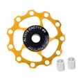 thumbnail image 1 of Rueda jockey de bicicleta de carretera de montaña poleas de guía de cambio trasero de bicicleta 11T selladas Oro Zulema Bicicleta Jockey rueda, 1 of 7